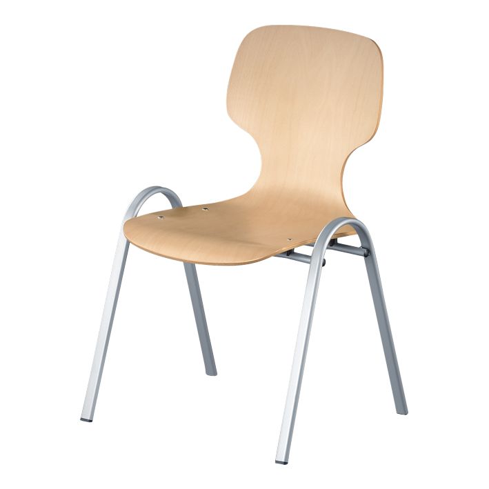 Stuhl Modell 9 in 12 Farben, SH 46 cm